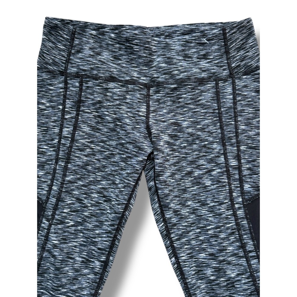 Lululemon Drop it like it's hot Crop Leggings Yoga Running Athletic Black Sz 6 - Picture 14 of 16